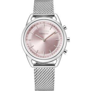 Citizen Women's Citizen Bluetooth Date Quartz Silver Watch 36MM HX0000-59X